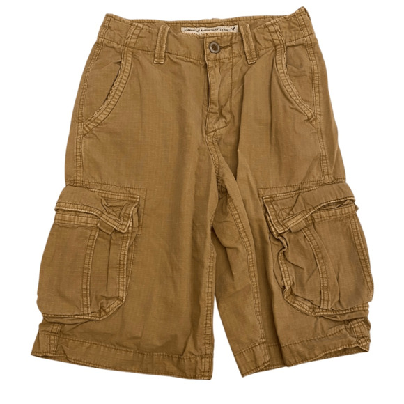 American Eagle RipStop Cargo Shorts Longer Length Size 26 - Picture 1 of 7